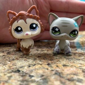 Littlest Pet Shop Pomeranian and Cat 2280, 483 *read description*